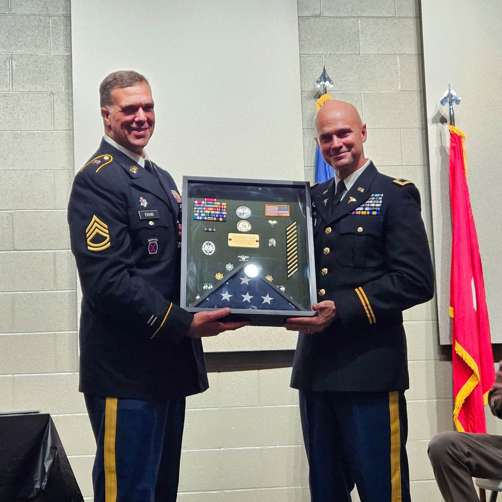 Kentucky's Medical Detachment commander retires