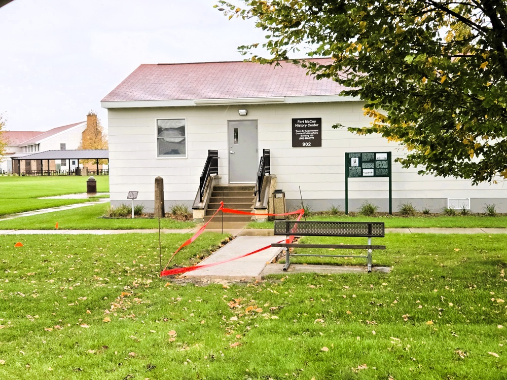 New concrete pads added to Fort McCoy's Commemorative Area
