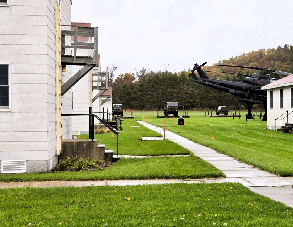 New concrete pads added to Fort McCoy's Commemorative Area