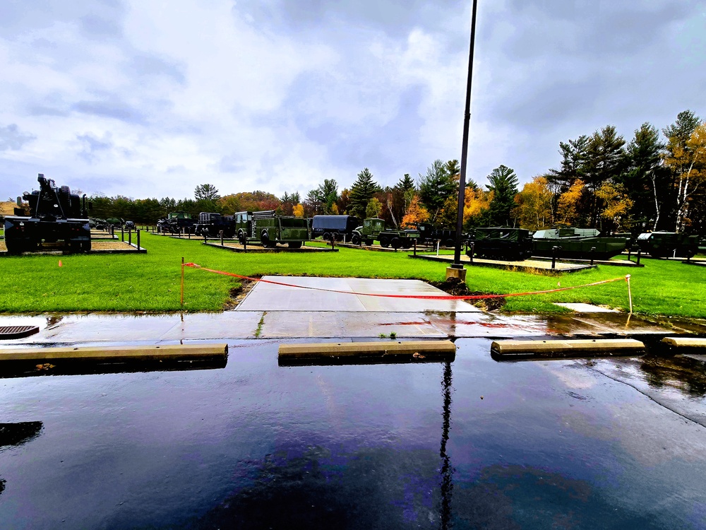 New concrete pads added to Fort McCoy's Commemorative Area
