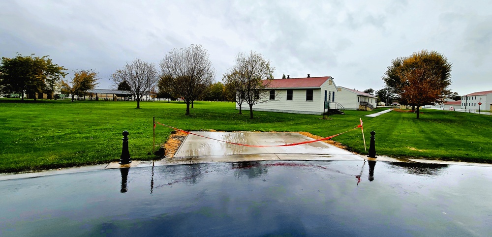 New concrete pads added to Fort McCoy's Commemorative Area
