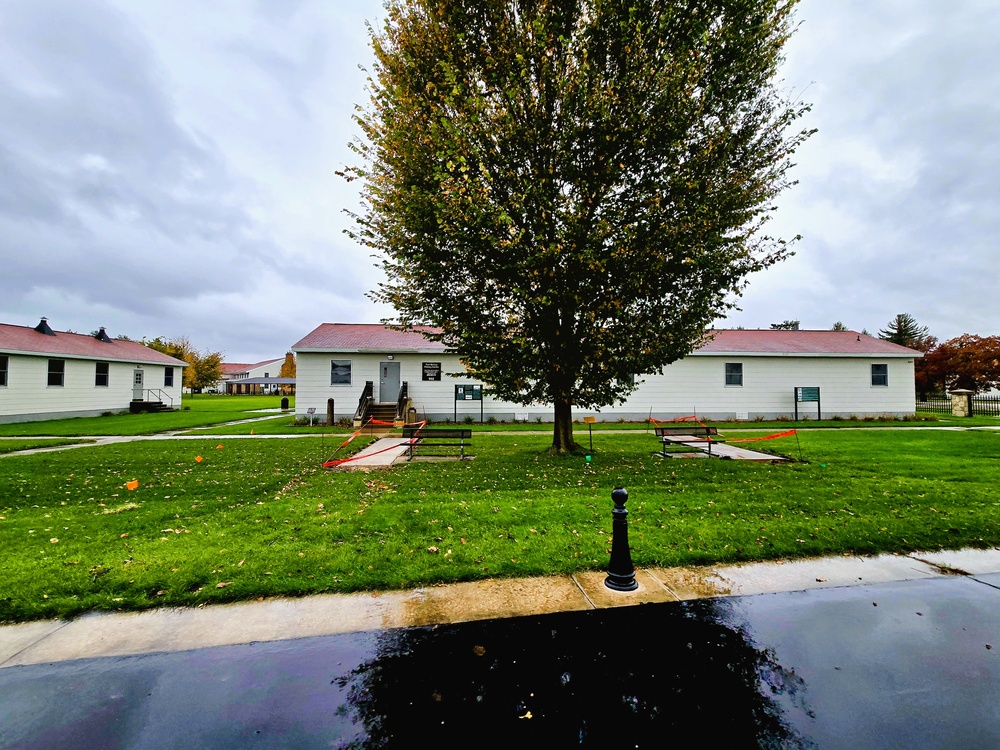 New concrete pads added to Fort McCoy's Commemorative Area