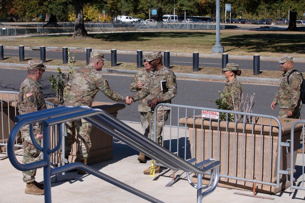 Army Chief of Chaplins visit D.C. National Guard
