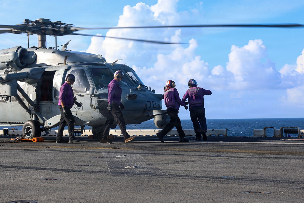 USS Iwo Jima Conducts Flight Operations