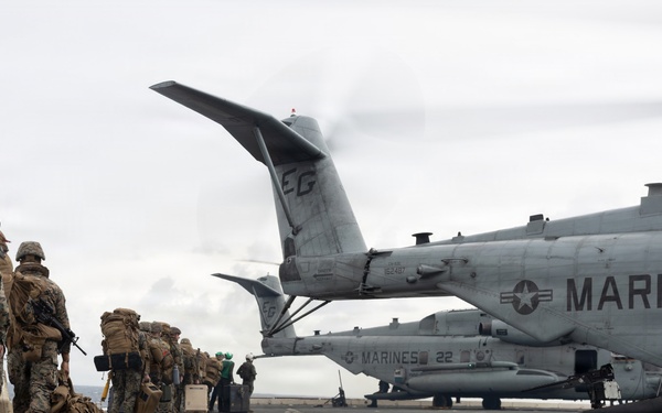 22nd MEU(SOC) | Marines Depart San Antonio to Train