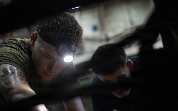 22nd MEU(SOC) | CLB 26 Conduct Heavy Equipment Maintenance