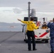 U.S. Marines, Sailors and JMSDF members carry out a flight deck operation rehearsal