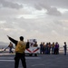 U.S. Marines, Sailors and JMSDF members carry out a flight deck operation rehearsal