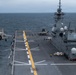 U.S. Marines, Sailors and JMSDF members conduct flight operations aboard the JS Kaga