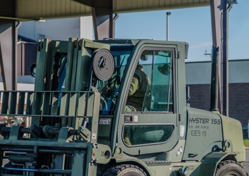 108 Airman Trains for Forklift Certification