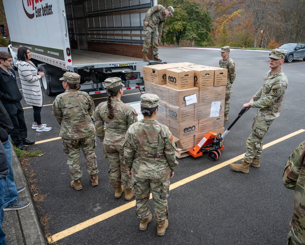 W.Va. Guard assists with food distribution efforts supporting Operation Feeding Families