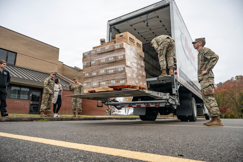 W.Va. Guard assists with food distribution efforts supporting Operation Feeding Families