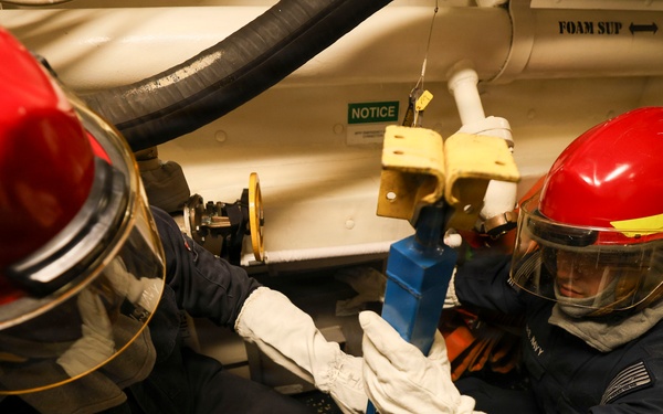 USS Bainbridge (DDG96) Damage Control Drill