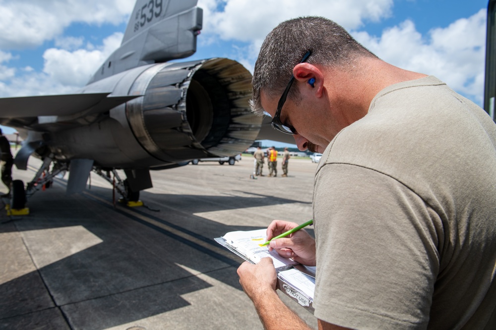 138FW Supports Operation Noble Eagle