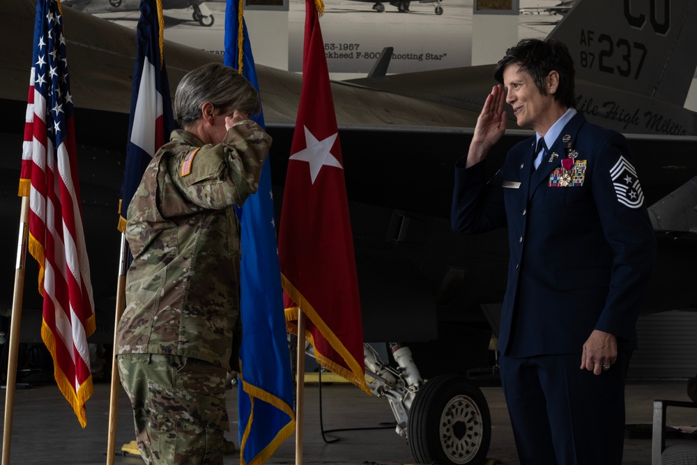 U.S. Air Force Chief Master Sgt. Lisa Perry Retirement Ceremony