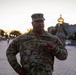 Lt. Col. Steven Jackson talks to service members during a promotion ceremony in front of the U.S. Capitol