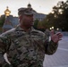 Lt. Col. Steven Jackson talks to service members during a promotion ceremony in front of the U.S. Capitol
