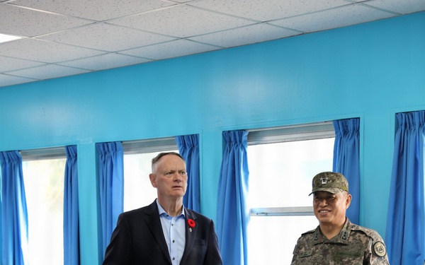 Canadian Minister of National Defence Visits the Joint Security Area