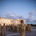 Lt. Col. Steven Jackson talks to service members during a promotion ceremony in front of the U.S. Capitol