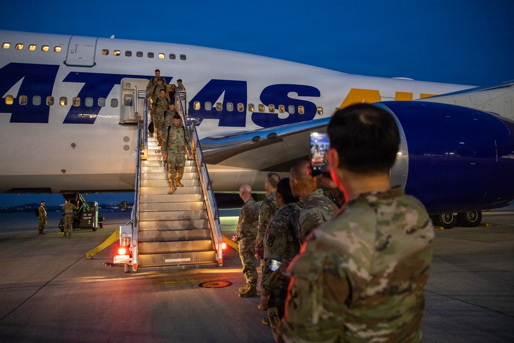 Eighth Army welcomes back 2-1 Air Defense Artillery Battalion to Korean peninsula