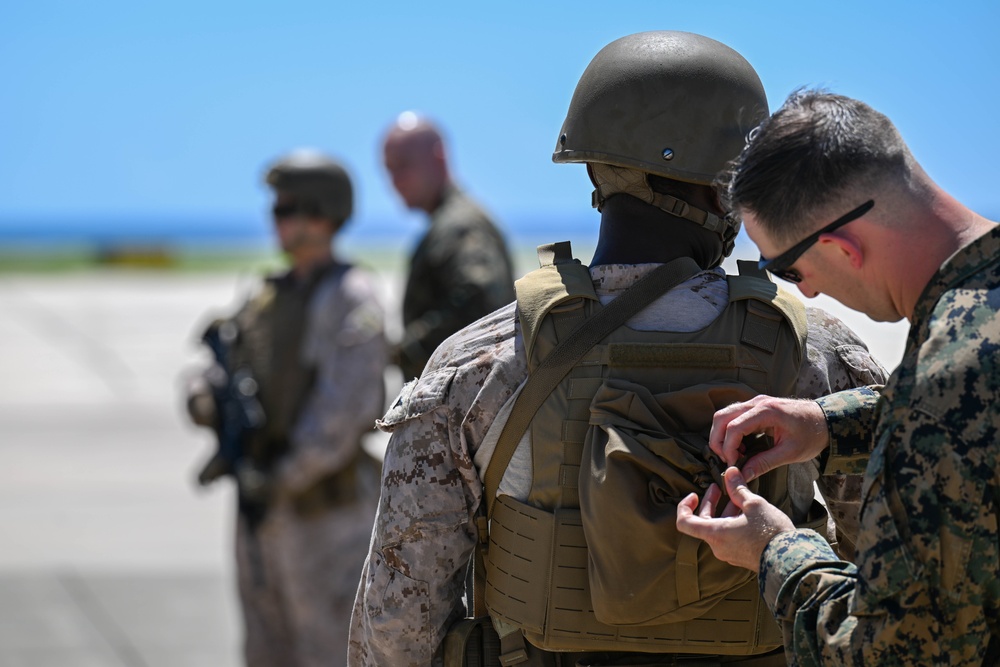 U.S. Marines Practice Quick Response Maneuvers