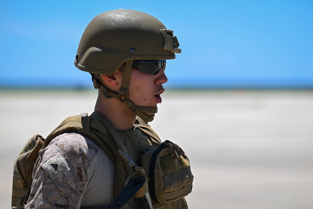 U.S. Marines Practice Quick Response Maneuvers