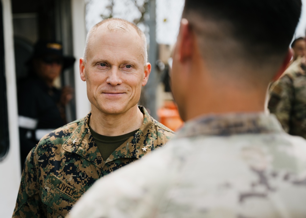 Brig. Gen. James W. Lively visits 346th AEW