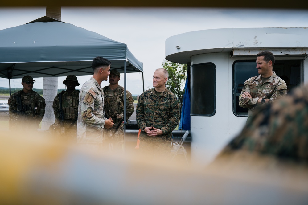 Brig. Gen. James W. Lively visits 346th AEW