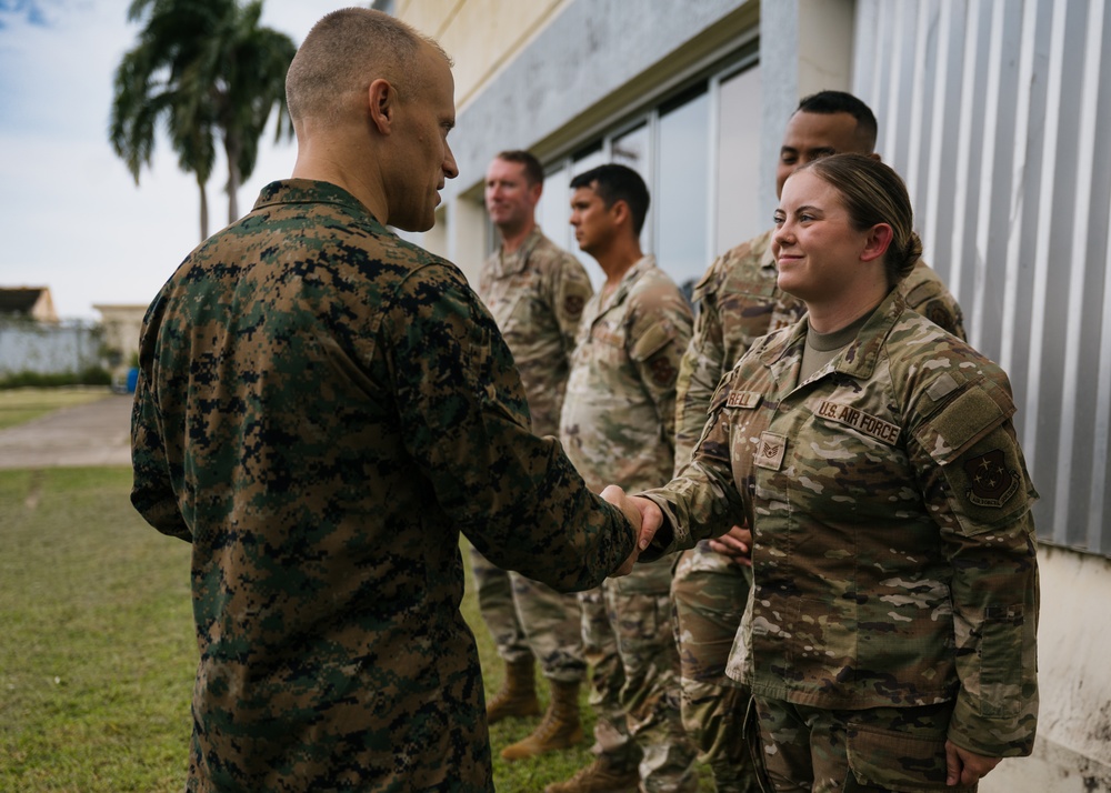 Brig. Gen. James W. Lively visits 346th AEW