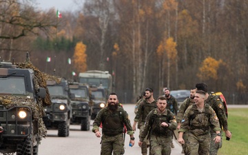 NATO Soldiers compete in Norwegian Foot March