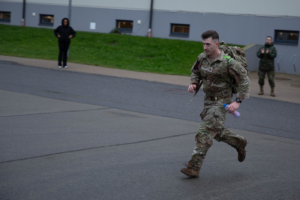 NATO Soldiers compete in Norwegian Foot March