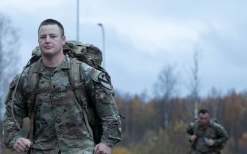 NATO Soldiers compete in Norwegian Foot March