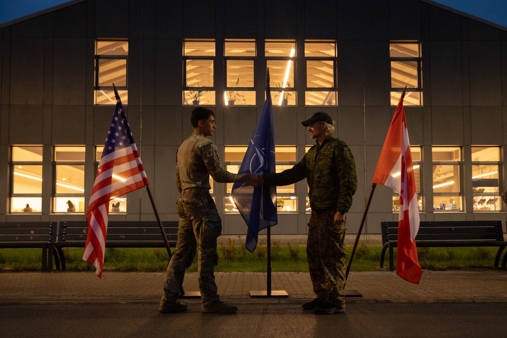 NATO Soldiers compete in Norwegian Foot March