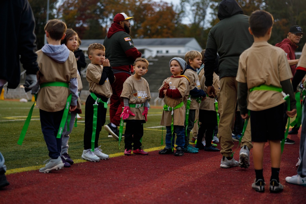 Washington Commanders host Military Youth Football Clinic