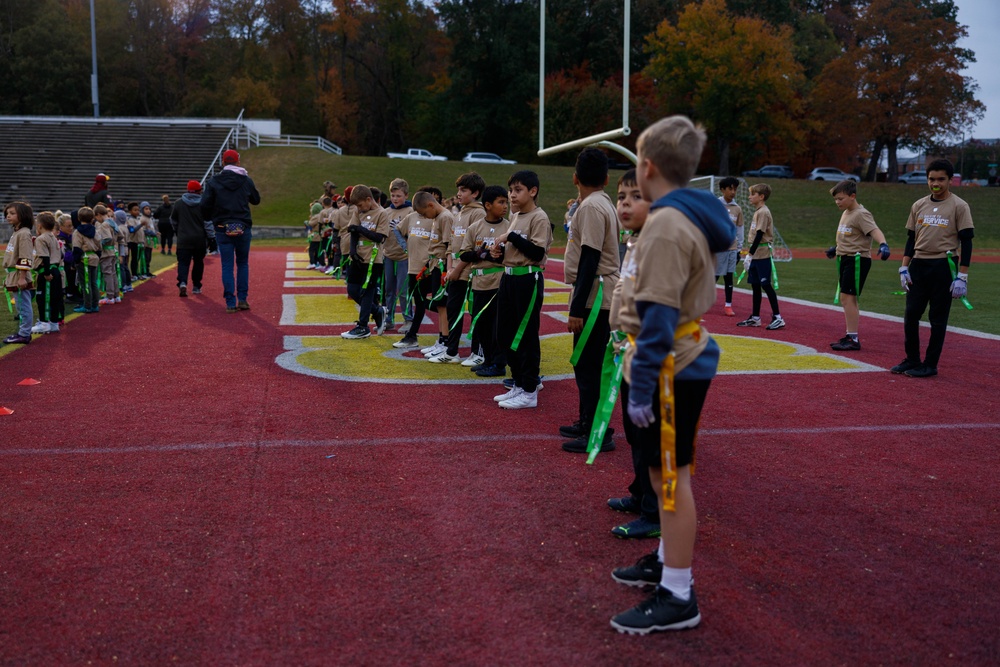 Washington Commanders host Military Youth Football Clinic