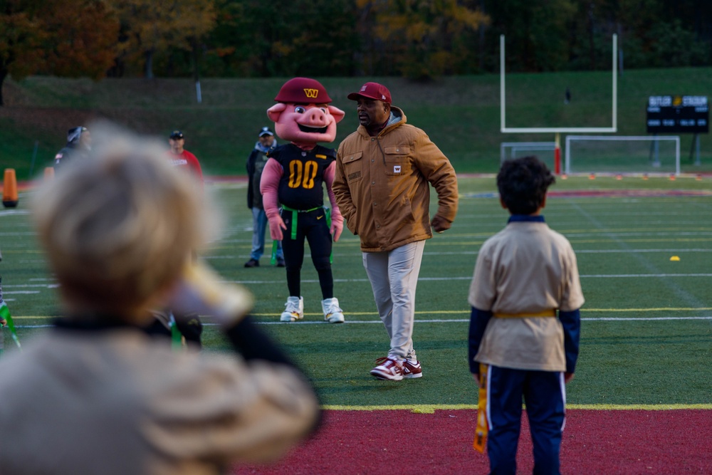 Washington Commanders host Military Youth Football Clinic
