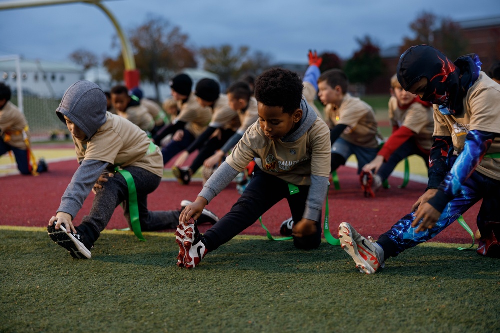 Washington Commanders host Military Youth Football Clinic