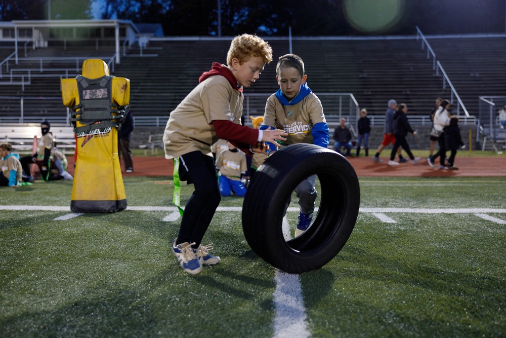 Washington Commanders host Military Youth Football Clinic