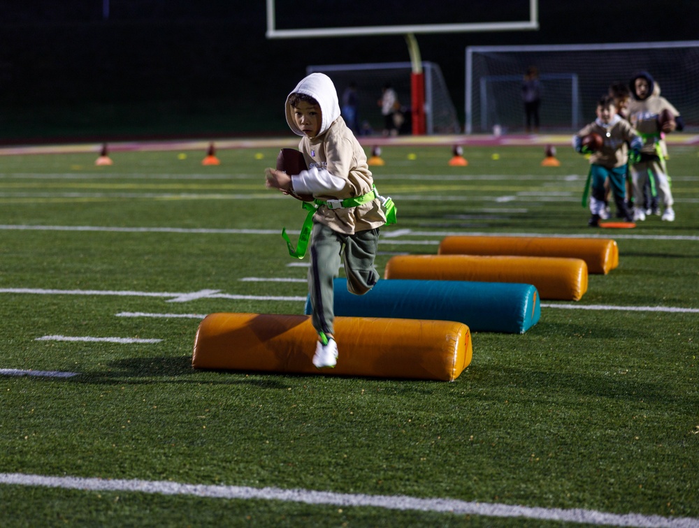 Washington Commanders host Military Youth Football Clinic