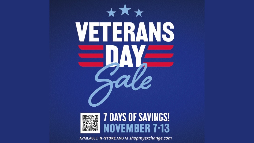 Enjoy Deals, Discounts and More for Veterans Day with the Army &amp; Air Force Exchange Service