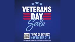 Enjoy Deals, Discounts and More for Veterans Day with the Army &amp; Air Force Exchange Service