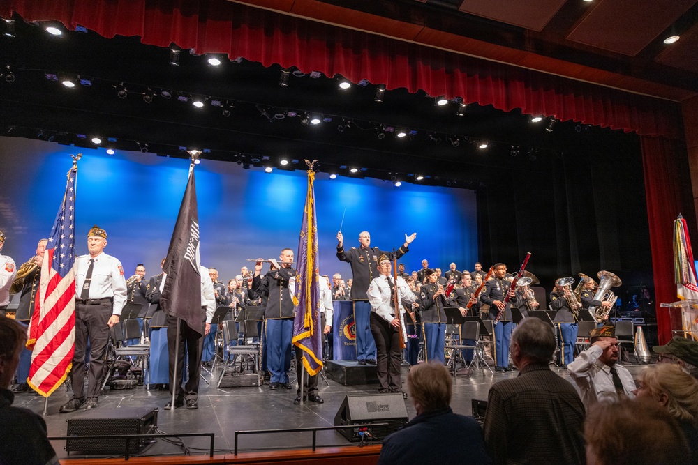 Veterans of Foreign Wars Present the Colors in Wisconsin Rapids