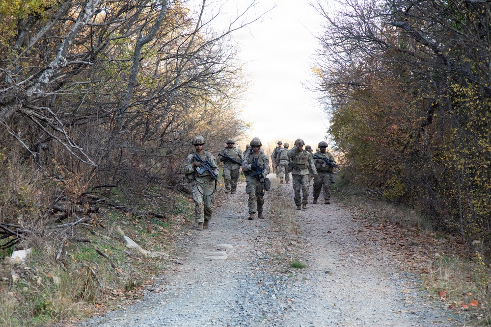 1st Infantry Division Conducts Engineer Qualification Table V at Novo Selo Training Area, Bulgaria