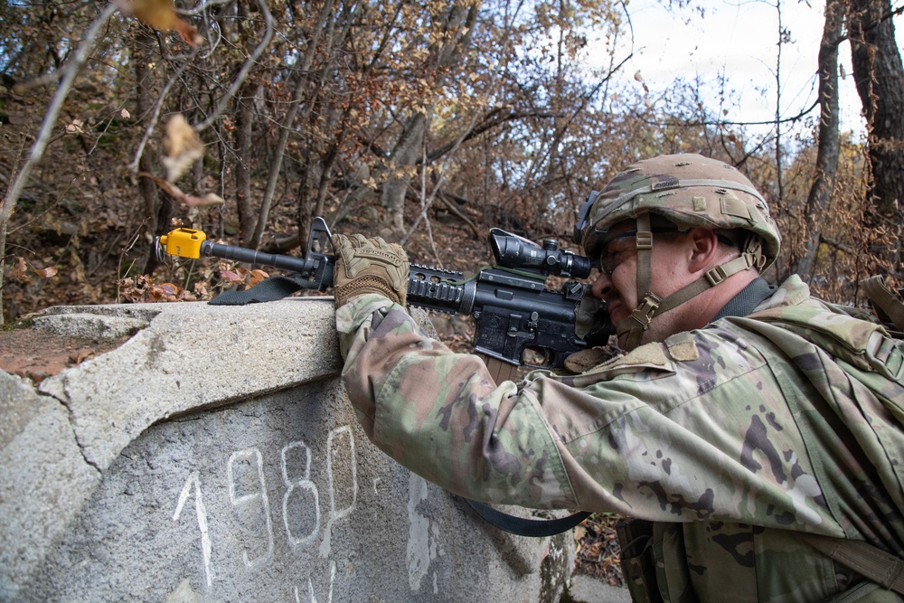 1st Infantry Division Conducts an Engineer Qualification Table V at Novo Selo Training Area, Bulgaria
