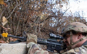 1st Infantry Division Conducts an Engineer Qualification Table V at Novo Selo Training Area, Bulgaria