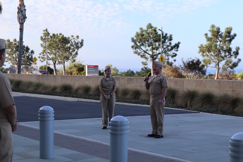 Camp Pendleton Navy Doctor is oldest Sailor at his first Navy Birthday Ceremony