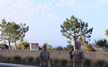 Camp Pendleton Navy Doctor is oldest Sailor at his first Navy Birthday Ceremony