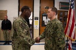 Surface Warfare Engineering Schools Command (SWESC) Great Lakes Student Honored for Courageous Actions