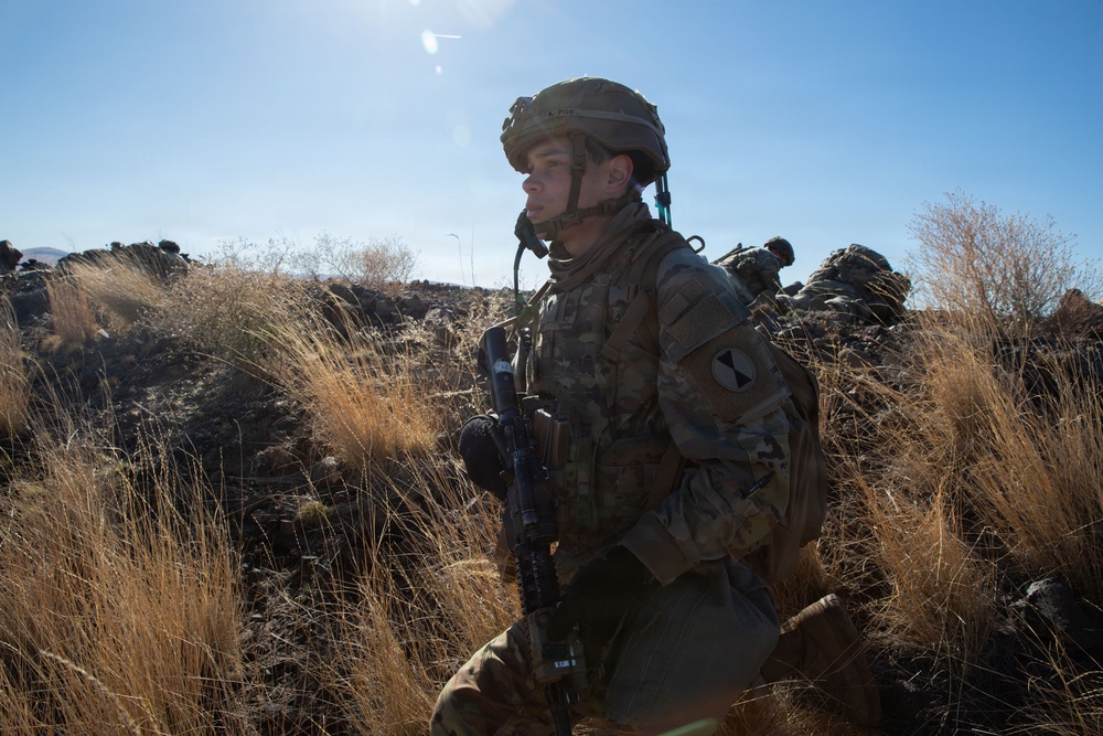 7ID Soldiers conduct simulated CALFEX during Rising Thunder 25