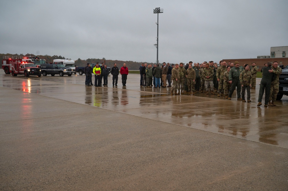 Col. Nelson Perron fini flight